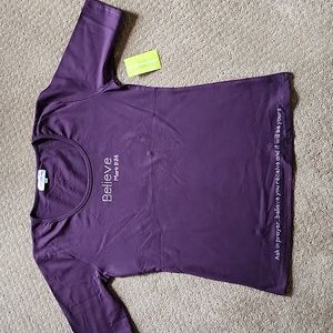 Inspiretees women's XXL SUPER CUTE top w scripture